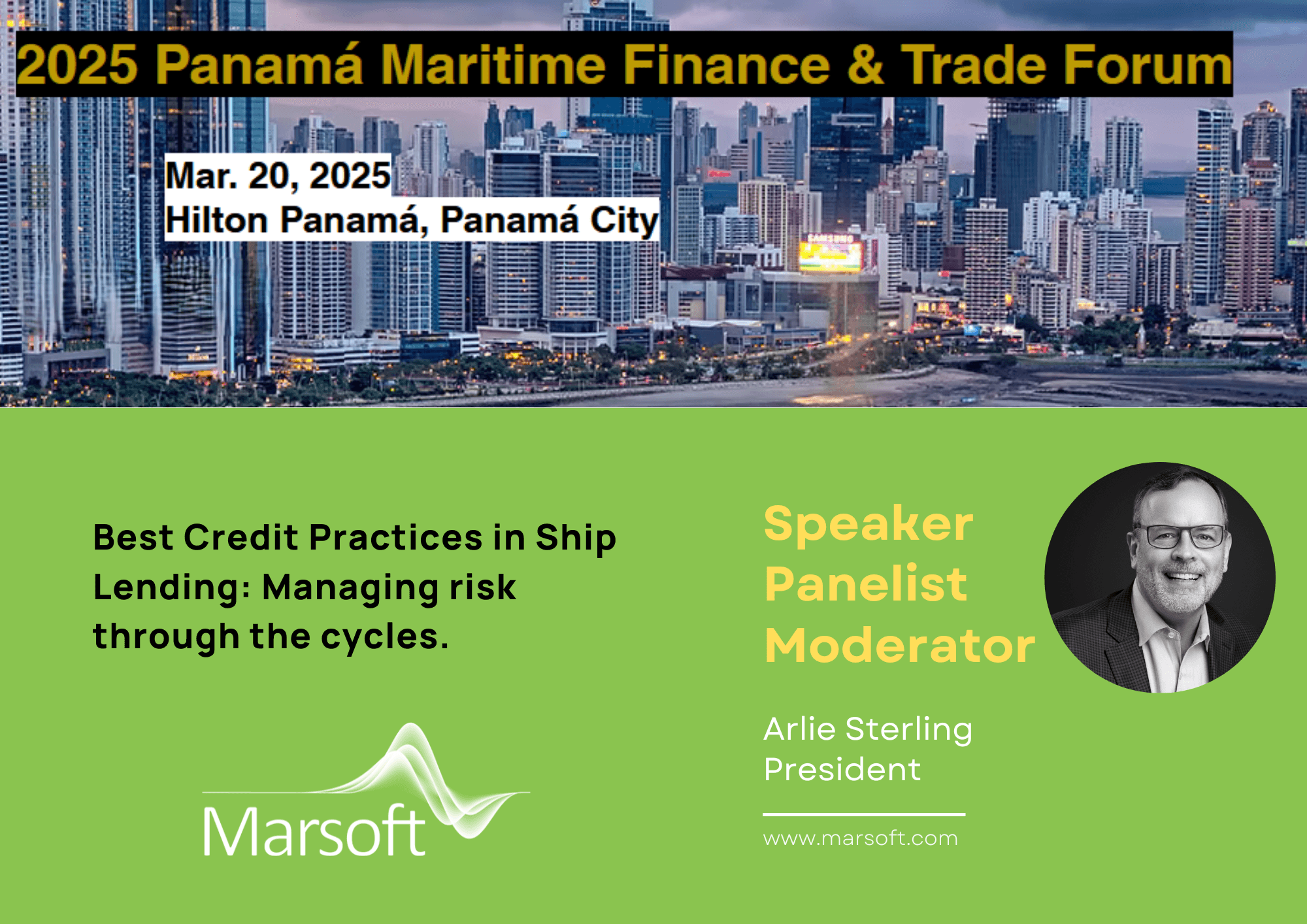 Marsoft at Marine Money Maritime Finance & Trade Forum in Panama