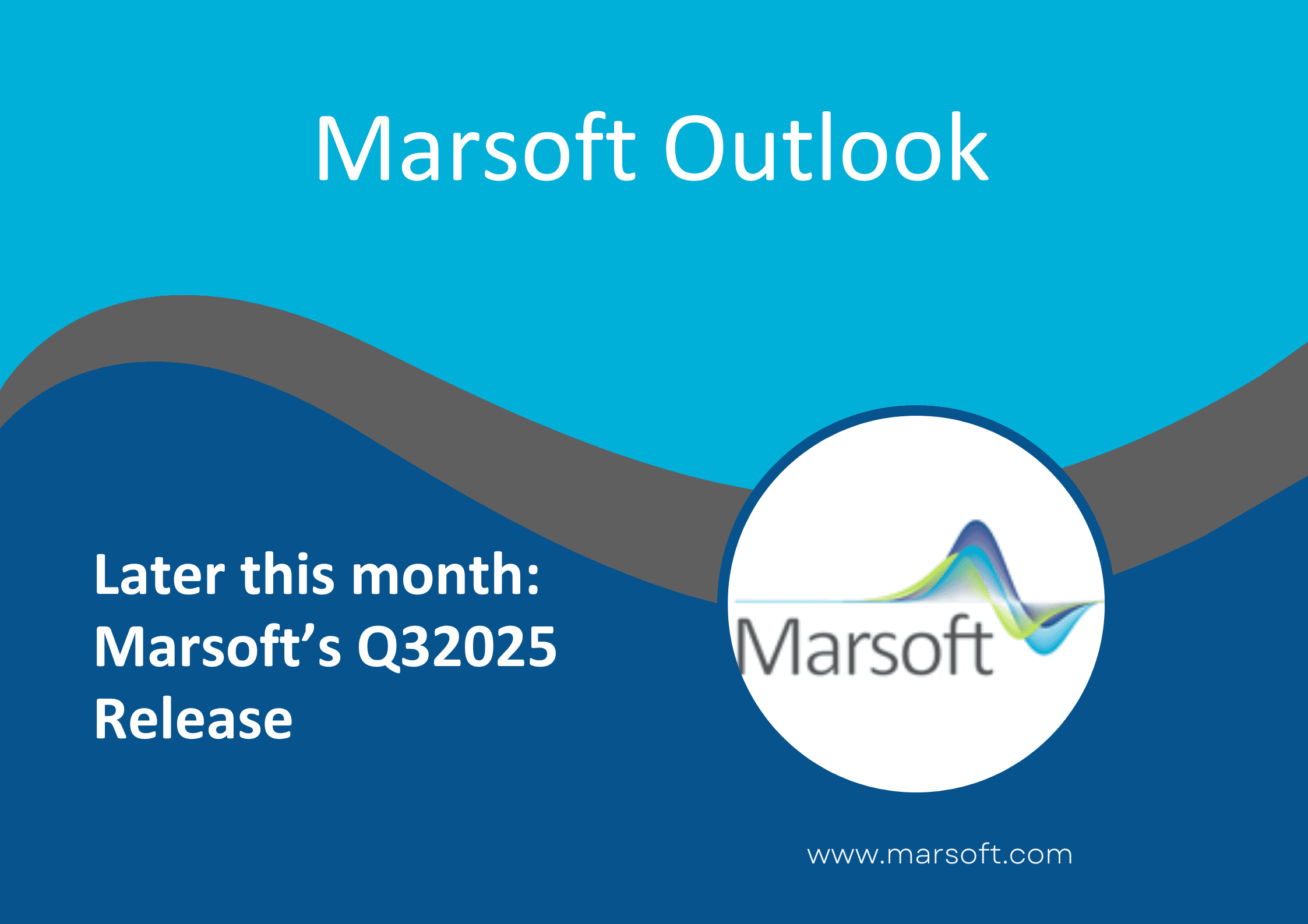 Marsoft's outlook will be updated later this month in our Q32025 Release